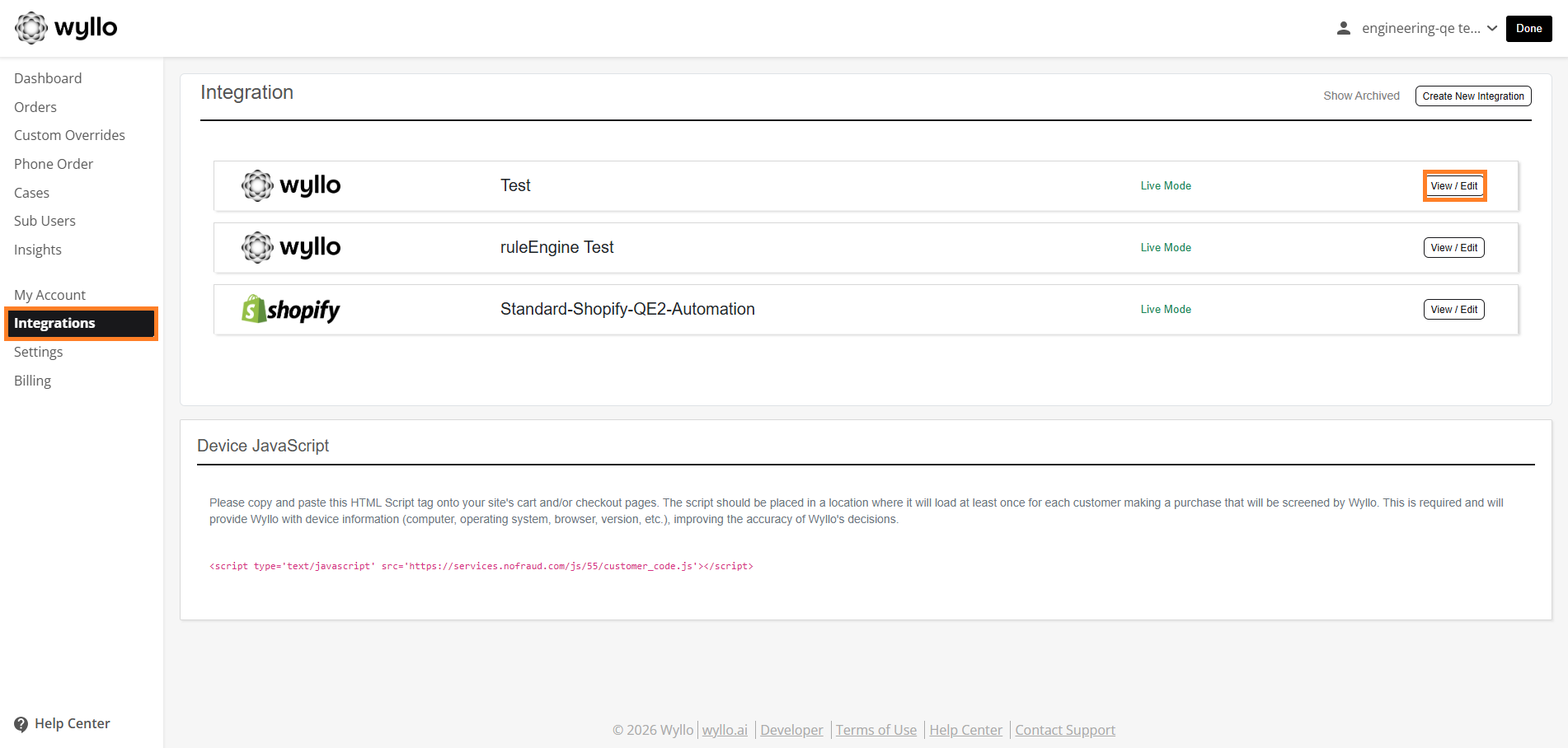 How do I Integrate Turbify (formerly Yahoo) with Wyllo?